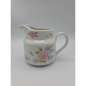 Vintage FTDA "Especially For You" Floral Creamer Pitcher Made in Japan NICE